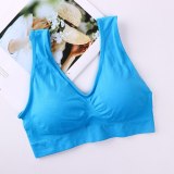 Plus Size Bras For Women Seamless Bra With Pads Big Size 4XL 5XL Bralette Push Up Brassiere Bra Vest Wireless Active Bra