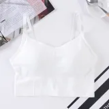 Padded Bra Sexy Womens Crop Tops Vest Bustier Beach Tank Tops Lady Summer lace Sexy lingerie intimate black white 7 colors