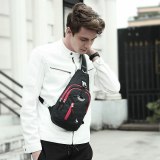 Chest Shoulder Sling Bag Men's Bag One Strap Lightweight Female Bag Pouch Day Bag for Travel Outdoor Bags