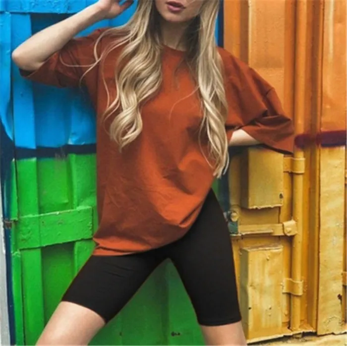 Women fashion casual solid two piece suit including belt New home loose Tops and Shorts suit 2020 Summer Tracksuit Lounge Wear
