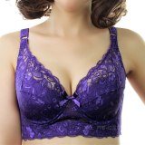 Meizimei Deep V Sexy Lingerie Lace Bras for Women thin Intimate Floral Plus Size Underwire Super Push up bhBrassiere Girl lady