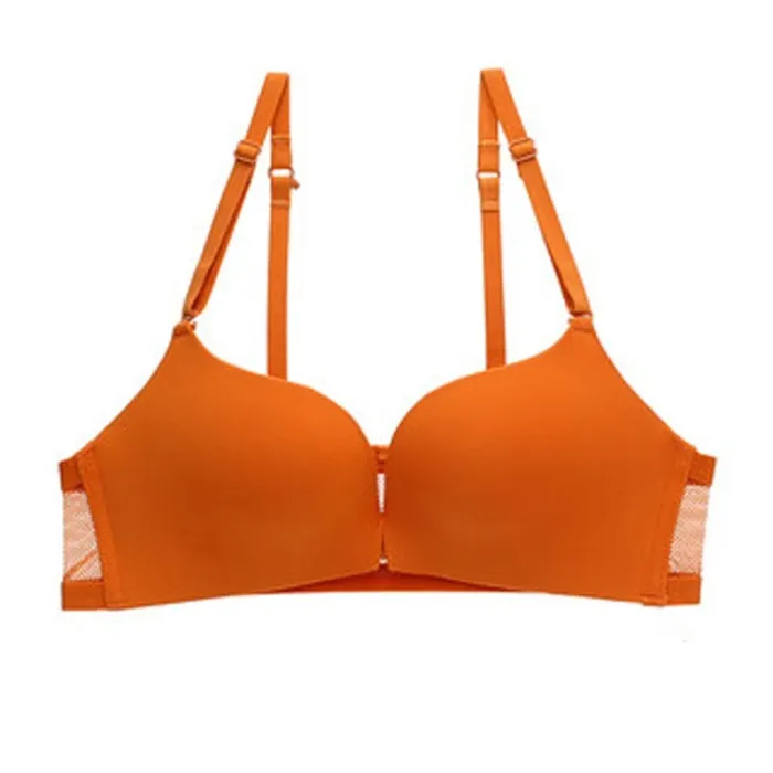 CINOON New Fashion Wireless Front Closure Bras For Women Sexy Lingerie Comfort Push Up Bra Adjusted Seamless Backless Bralette