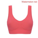 2019 Sexy Bra Women Fitness Seamless Bra Padded Dry Quick Push Up Natural Color Breathable Support seamless Bra Top cotton blend