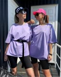 Women fashion casual solid two piece suit including belt New home loose Tops and Shorts suit 2020 Summer Tracksuit Lounge Wear