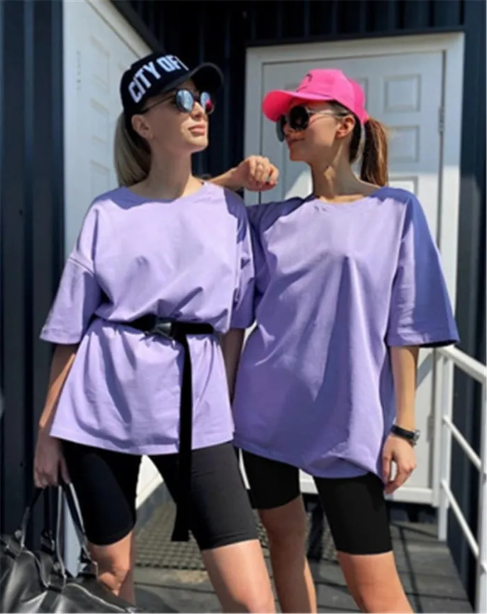 Women fashion casual solid two piece suit including belt New home loose Tops and Shorts suit 2020 Summer Tracksuit Lounge Wear
