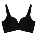 Seamless Bras for Women Push Up Wire Free Adjustable Sexy Bra Straps Bright Summer Lingerie Bras Solid Breathable Underwear