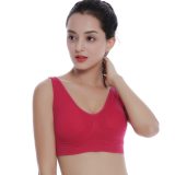 Bras For Women Plus Size Seamless Bra With Pads Easy Comfort Bra Active Everyday Push Up Bralette Vest Wireless Brassiere Bra