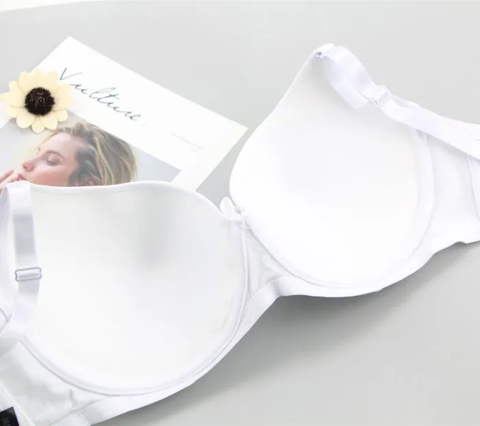 2020 New Super Large Size Bras Lace Seamless Black White DE Full Cup Sports Underwear Women Push Ladies Lingerie