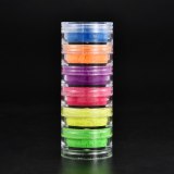 6 Color/Sets Lasting Fluorescent Matte Eyeshadow Neon Pigment Powder Halloween Decoration Eyeshadow Palette Beauty Glazed