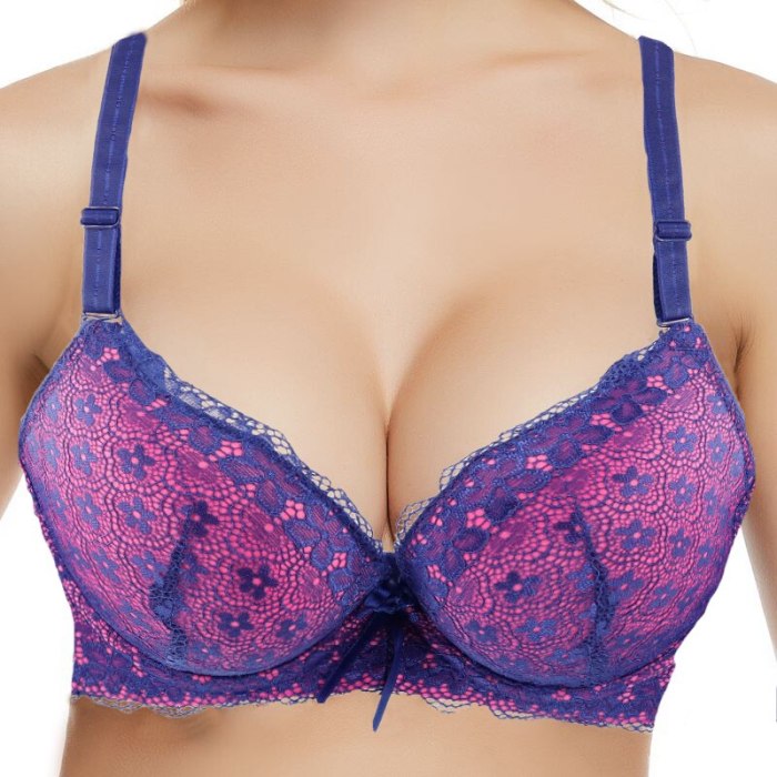 PariFairy Sexy Lace Adjusted Straps Bra Women Padded Lingerie Push Up Bras Plus Size Bra Add Two Cup Underwire Brassiere B C Cup