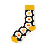 Novelty Happy Funny Men Graphic Socks Combed Cotton Omelette Frog Crazy Burger Salmon Corn Avocado Bird Fish Sock Christmas Gift