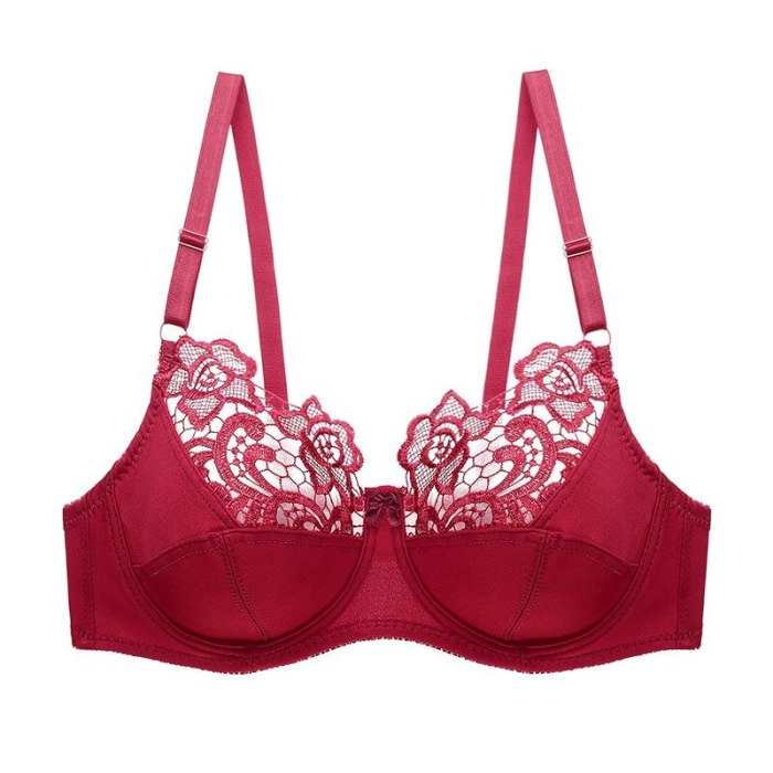 DKERT Plus Size Women Bras Ultrathin Sexy Lace Underwear Brassiere Soft Comfortable Bralette Push Up C D E Cup