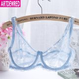 2018 NEW Sexy Women Lace Bra Luxury Cotton Mesh Bralette Lingerie Female Seamless Unpadded Floral Brassiere Intimates Femme