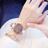 Women Watch Rhinestone Romantic Starry Sky WristWatch Fashion Ladies Leather Watch Clock for Women Relogio Feminino Montre Femme
