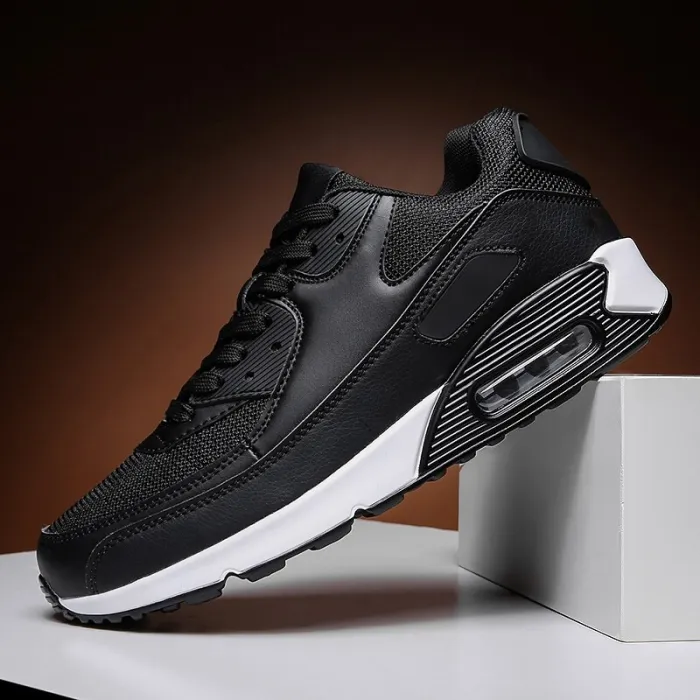 Men's Sports Training Sneakers Air Cushion Mesh Tennis Sports Shoes Outdoor Running Shoes Non-slip Wear-resistant Casual Shoes