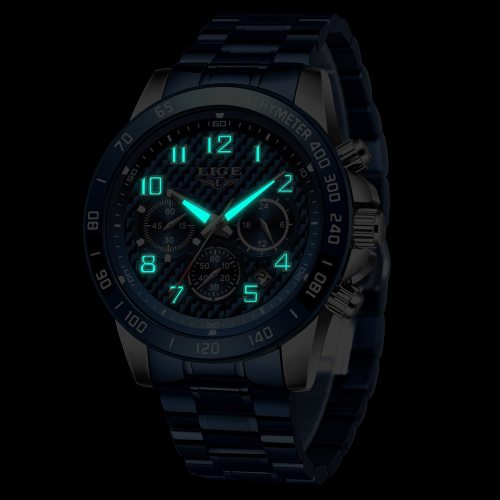 Men's Watch Quartz Clock Male Fashion Stainless Steel Wristwatch with Auto Date Design Casual Business New Watch