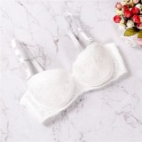 2018 underwire half cup 1/2  sexy bra size AB 70-85 padded push up underwear for women