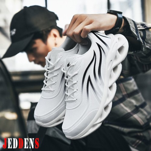 Breathable Summer Sneakers Blade Shoes Men's Sports Light Soft Running Shoes for Men Lace Up Platform Footwear Runway Shoe