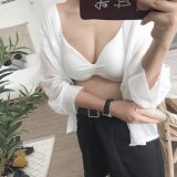 Sexy Bra Push Up Bras For Women Lingerie Wire Free Bra Solid Color Cotton Bralette Seamless Underwear Female Brassiere BH