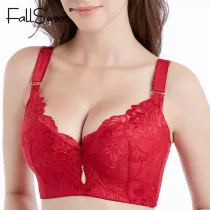 FallSweet Women Bras Push Up Lace Bra Sexy Plus Size Brassiere Comfort Underwear Female