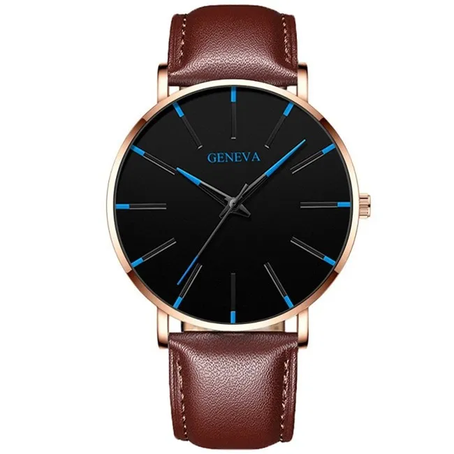2020 Minimalist Men's Fashion Ultra Thin Watches Simple Men Business Stainless Steel Mesh Belt Quartz Watch