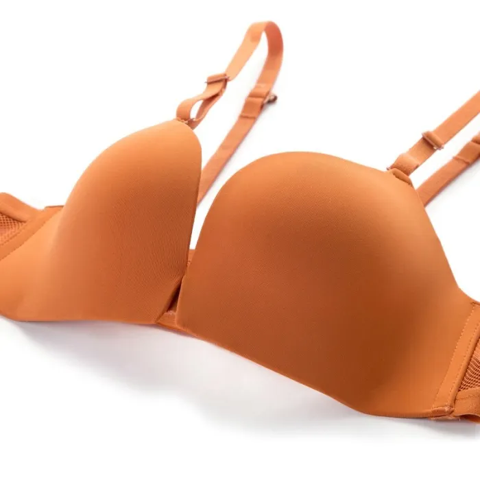 CINOON New Fashion Wireless Front Closure Bras For Women Sexy Lingerie Comfort Push Up Bra Adjusted Seamless Backless Bralette