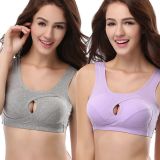 Women's sports bra high elasticity soft no-wire push-ups comfortable breathable sexy extra size bra