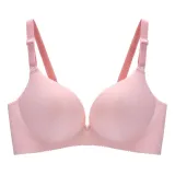 Seamless Bras for Women Push Up Wire Free Adjustable Sexy Bra Straps Bright Summer Lingerie Bras Solid Breathable Underwear