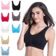 Plus Size Bras For Women Seamless Bra With Pads Big Size 4XL 5XL Bralette Push Up Brassiere Bra Vest Wireless Active Bra