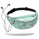 Fashion 3D Colorful  Print Waist bag Men Women Fanny Packs Hip Belt Bags Money Travelling Mountaineering Mobile Phone Bag T012