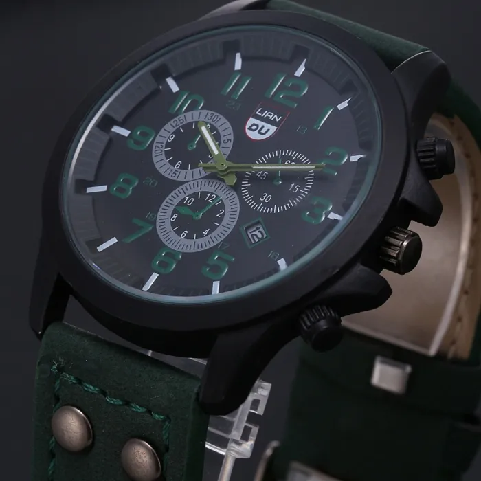 2019 Vintage Classic Watch Men Watches Stainless Steel Waterproof Date Leather Strap Sport Quartz Army relogio masculino