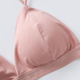 Seamless Soft Sexy Bras for Women Thin Strap Wireless Push Up Bra Backless Comfort Underwear Bralette Sexy Lingerie