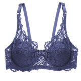 FINETOO Sexy Bra Women Lace Bras B C Cup Floral Brassiere Deep V Underwear Plus Size Bralette Underwire Bra Female Lingerie New