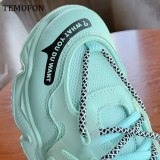 Platform Sneakers women Causal Shoes Fashion Height Increasing  5CM  Sports Sneakers Thick Bottom Chunky Shoes