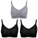 3Pcs/lot Nursing Bra Maternity Breastfeeding Bra Prevent Sagging for Pregnant Women Underwear  Breast Feeding Bra