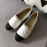 New Women Espadrilles Shoes Flat Genuine Leather Shoes Woman Casual Loafers Top Quality Spring Autumn Big Size 35-41