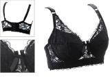 Plus size Foreign Trade Ultra-thin Lace Sexy Thin Cotton Cup Plump Big Push Up Bra  Bralette Encaje Sexy Bra modis lingerie