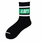 1 pair colorful Men's socks funny European  maple leaf hip-hop In Tube socks cotton personalized sports  basketball socks women