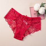 Fashion Sexy Panties Comfortable Briefs Exquisite Crotchless Shorts Solid Lingerie Sexy Hollow Out Underwear Women