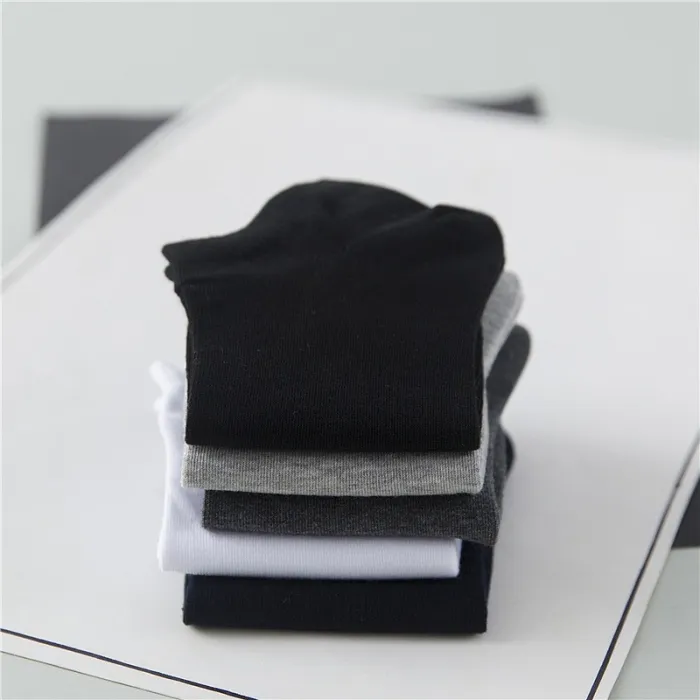 10 Pairs Women Socks Breathable Sports socks Solid Color Boat socks Comfortable Cotton Ankle Socks White Black ~