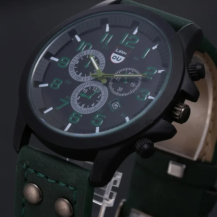 2019 Vintage Classic Watch Men Watches Stainless Steel Waterproof Date Leather Strap Sport Quartz Army relogio masculino