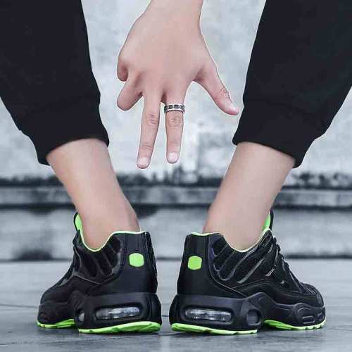 Men Basketball Shoes Size 47 High Quality Rubber Outsole Breathable Mesh Casual Sneakers Air Cushion Jogging Men Tennis Shoes
