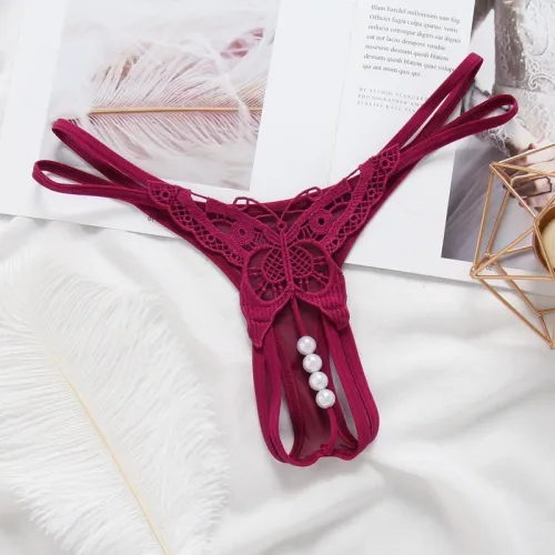 Hot Women's Underwear Sexy G-string Briefs Lace Seamless Panties Lingerie Women Transparent Temptation Sex Thongs Erotic Bikini