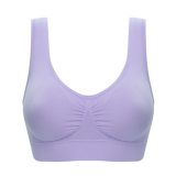 Casual Bra Removable Pad Double Layer Seamless wireless Leisure Bra Body Shaper Push Up Bras Set 1pcs wfws01