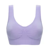 Casual Bra Removable Pad Double Layer Seamless wireless Leisure Bra Body Shaper Push Up Bras Set 1pcs wfws01
