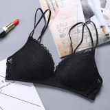 Wireless sexy lace bra wireless push-up bra comfortable soft lady sexy lingerie