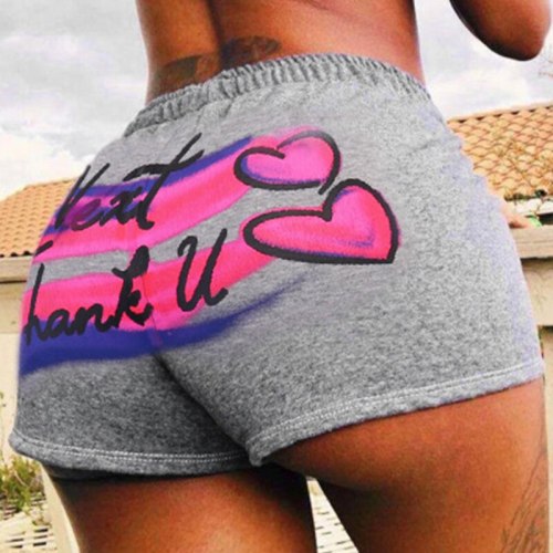Women High Waist Fitness Sports Biker Shorts Summer Jogging Beach Athletic Casual Skinny Soft Elastic Stretchy Solid Shorts