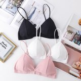 2020 Women Seamless Soft Bras for Women Thin Strap Wireless Push Up Bra Backless Comfort Underwear Bralette Sexy Lingerie