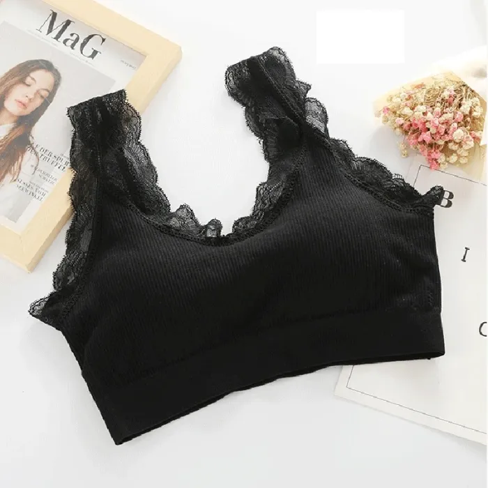 Jerrinut Sexy Bra Underwear Bas For Women Bralette Seamless Padded Bra Lingerie Cotton Wireless Fitness Tops Brassiere Bra