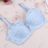 full lace push up bra for women back button fashion sexy women underwear brassiere Gather Thin Sponge modis bralette lingerie